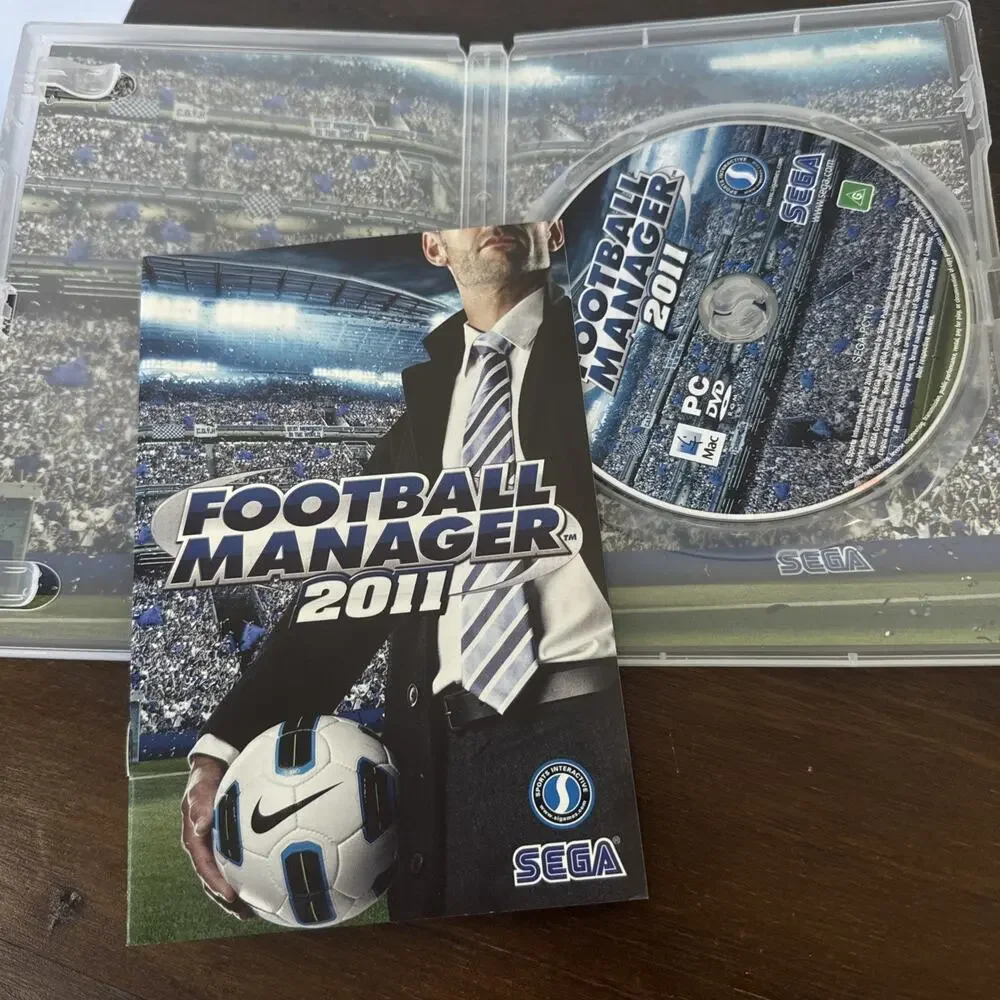 Football Manager PC Game Bundle Lot 2008 2009 2010 2011 CIB Soccer Mac PAL Sega